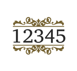 Die Cut Vinyl Waterproof Address Decal For Windows, Siding, Wood