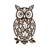 Die Cut Vinyl Decal - Harvest Owl