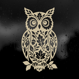 Die Cut Vinyl Decal - Harvest Owl
