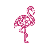 Die Cut Vinyl Tropical Flamingo Decal