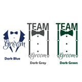 Groom & Team Groom Die-Cut Decal Pack - Vehicle, Glass, Mug, Tumbler Decal
