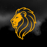 Die Cut Vinyl Decal - Lion Side Profile