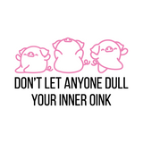 Funny Pig Doing Yoga Decal - Waterproof Die Cut Vinyl Decal