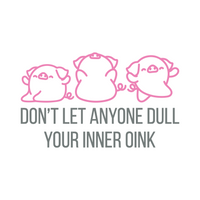 Funny Pig Doing Yoga Decal - Waterproof Die Cut Vinyl Decal