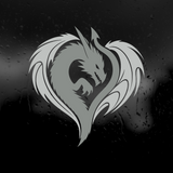 Die Cut Vinyl Decal - Dragon Heart