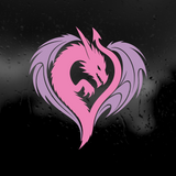 Die Cut Vinyl Decal - Dragon Heart