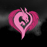 Die Cut Vinyl Decal - Dragon Heart