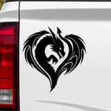 Die Cut Vinyl Decal - Dragon Heart