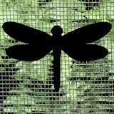 Die Cut Vinyl Retractable Screen Door Decal Pack - Dragonfly