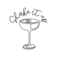 espresso martini decal, funny decal, funny decals, espresso decals, decal shop, get decaled, vinyl decals, martini stickers, bar decals, bar decor