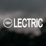 Die Cut Vinyl "Electric" Vehicle Decal