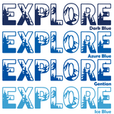 Custom Die Cut Vinyl Explore Decal -Vehicle Decal, Window Decal, Camper Decal