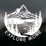 Die Cut Vinyl Explore More Decal - Truck / Trailer / Window Decal