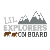 Die Cut Vinyl "Lil Explorers On Board" Decal - Get Decaled