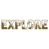 Custom Die Cut Vinyl Explore Decal -Vehicle Decal, Window Decal, Camper Decal