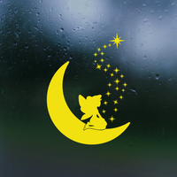 Moon Fairy Waterproof Die Cut Vinyl Decal