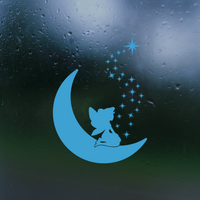 Moon Fairy Waterproof Die Cut Vinyl Decal