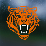 Ferocious Tiger Die Cut Vinyl Decal - Waterproof Decal Sticker