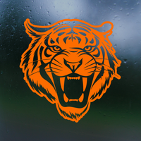 Ferocious Tiger Die Cut Vinyl Decal - Waterproof Decal Sticker