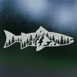 Die Cut Vinyl Fish Outdoor Scene  Car / Truck Decal