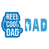 Die Cut Vinyl Fisher Dad Decal Pack - Truck Decals, Window Decals - Get Decaled