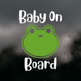 Frog Baby On Board Sticker Decal for Car, Truck & More