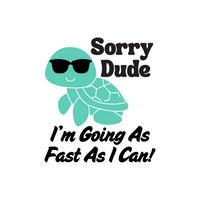 Funny Turtle With Sunglasses Bumper Sticker - Waterproof Die Cut Vinyl Decal