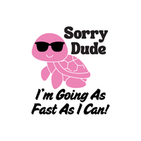 Funny Turtle With Sunglasses Bumper Sticker - Waterproof Die Cut Vinyl Decal