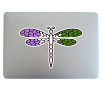 Pride Genderqueer Waterproof Decal Sticker