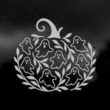 Die Cut Vinyl Decal - Spooky Ghost Pumpkin