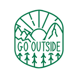 Go Outside Die Cut Vinyl  Decal - Vehicle Decal, Window Decal, Camper Decal - Get Decaled