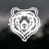 Die Cut Vinyl Grizzly Bear Decal For Cars, Trucks, Laptops