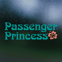 passenger princess decal, passenger princess sticker, funny decal, funny sticker, passenger princess Car decal, passenger decal, vinyl decal, funny car decals, funny truck decals, get decaled, decal shop