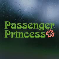 passenger princess decal, passenger princess sticker, funny decal, funny sticker, passenger princess Car decal, passenger decal, vinyl decal, funny car decals, funny truck decals, get decaled, decal shop