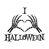Die Cut Vinyl Decal - I Love Halloween