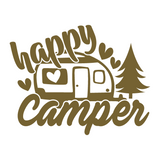 Camping Quote Decal "Home Is Where We Park It” - Camper / Trailer Decal