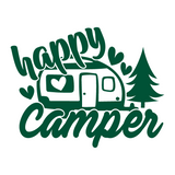 Camping Quote Decal "Home Is Where We Park It” - Camper / Trailer Decal