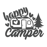 Camping Quote Decal "Home Is Where We Park It” - Camper / Trailer Decal