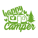 Camping Quote Decal "Home Is Where We Park It” - Camper / Trailer Decal