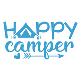 Die Cut Vinyl Happy Camper Decal