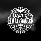 Die Cut Vinyl Decal - Happy Halloween Window / Door / Vehicle Decal