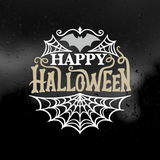 Die Cut Vinyl Decal - Happy Halloween Window / Door / Vehicle Decal