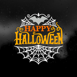 Die Cut Vinyl Decal - Happy Halloween Window / Door / Vehicle Decal
