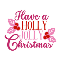 Have A Holly Jolly Christmas Holiday Decal Decoration - Waterproof Vinyl Decal