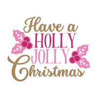 Have A Holly Jolly Christmas Holiday Decal Decoration - Waterproof Vinyl Decal