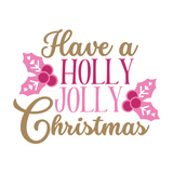Have A Holly Jolly Christmas Holiday Decal Decoration - Waterproof Vinyl Decal