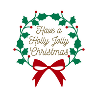 Have A Holly Jolly Chirstmas Holiday Decal - Waterproof Die Cut Vinyl Decal