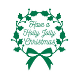Have A Holly Jolly Chirstmas Holiday Decal - Waterproof Die Cut Vinyl Decal
