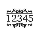 Die Cut Vinyl Waterproof Address Decal For Windows, Siding, Wood