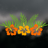 Die Cut Vinyl Hibiscus Flower Decal For Vehicles / Crafts - Get Decaled